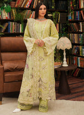 Kahf Premium Luxury Embroidered Lawn 3 Piece Unstitched Suit KHF24L KLE-5A